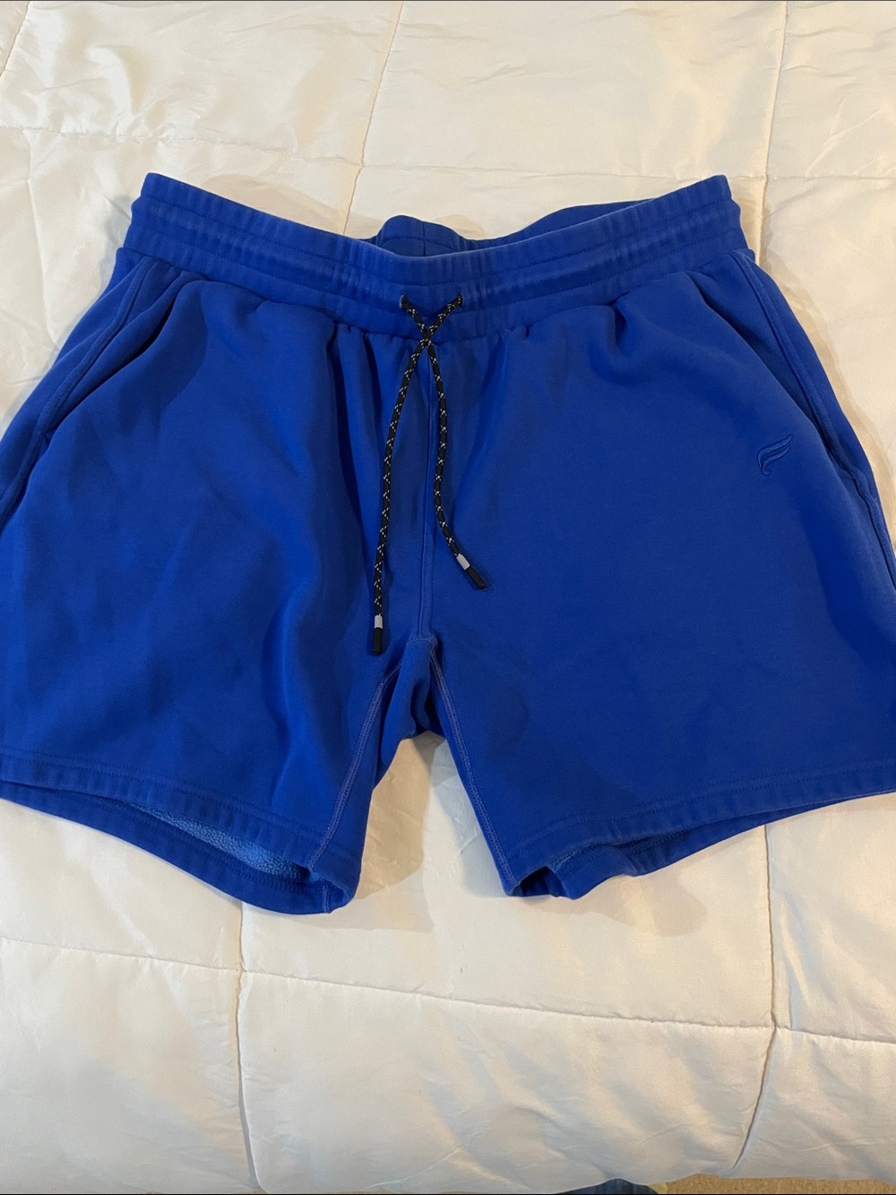 XXL Postgame Shorts Fabletics classic blue 7-inch inseam fleece lined
